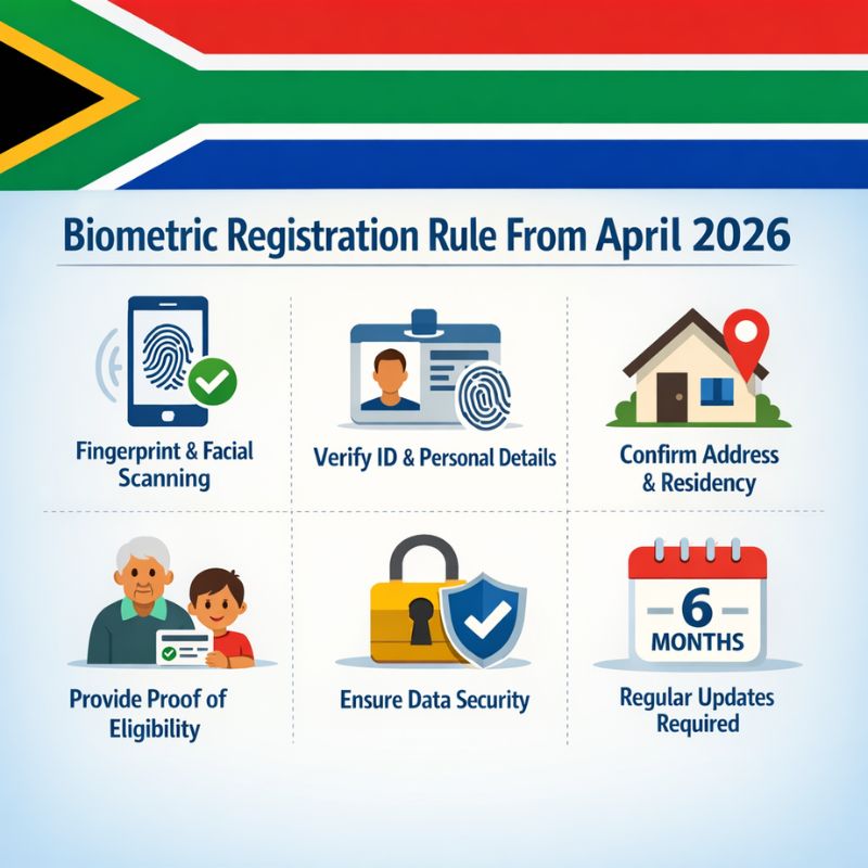 SASSA Biometric Registration Rule