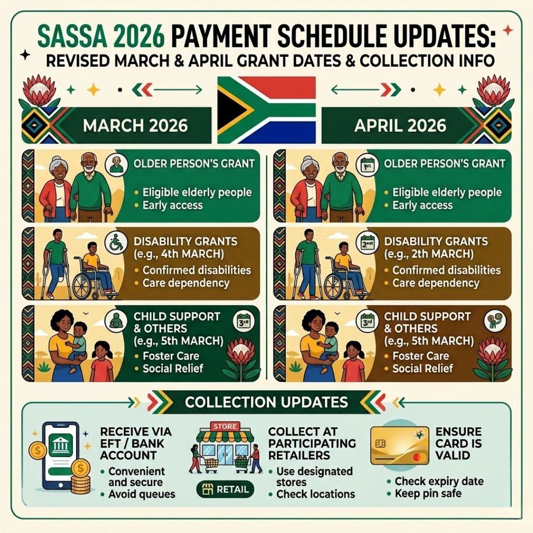 SASSA Payment Schedule update