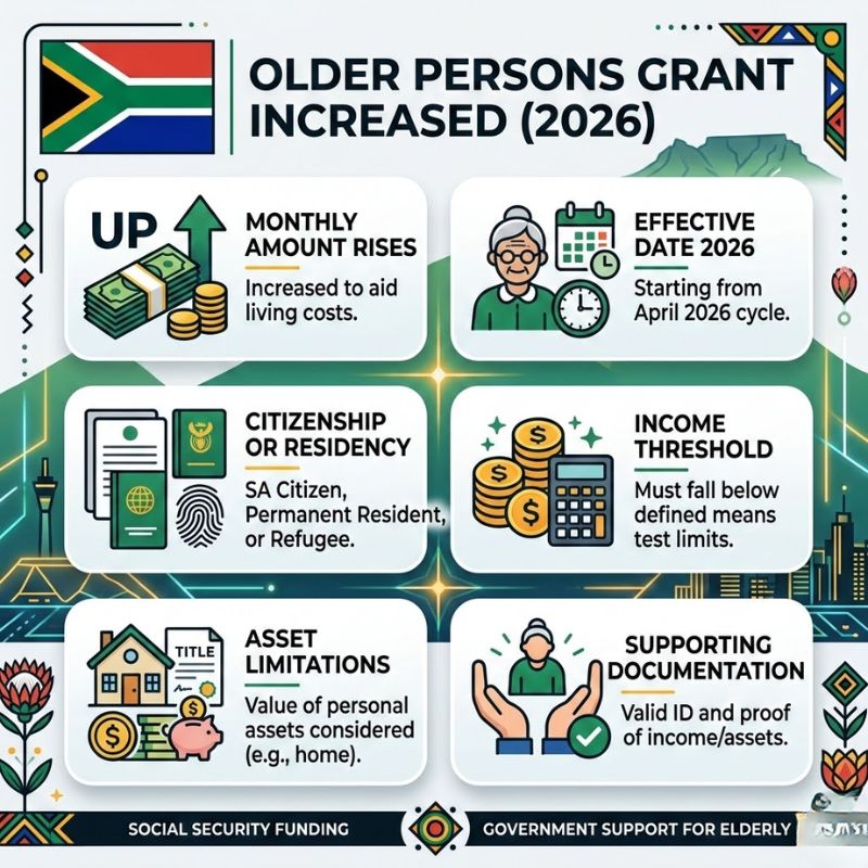 Older persons grant increased 